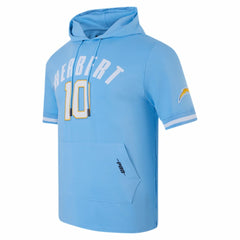 Justin Herbert Los Angeles Chargers Pro Standard Player Name & Number Hoodie T-Shirt Powder Blue - NFL