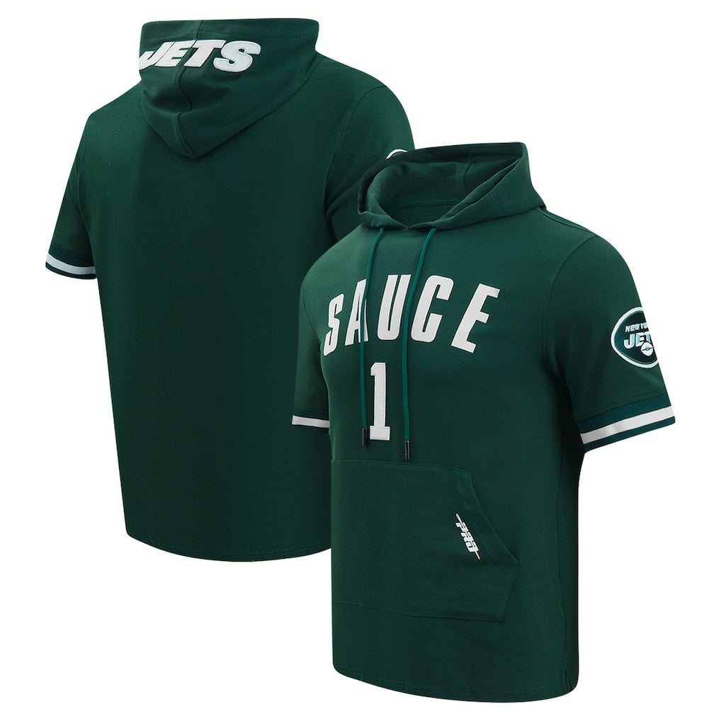 Ahmad Sauce Gardner New York Jets Pro Standard Player Name & Number Hoodie T-Shirt Green - NFL