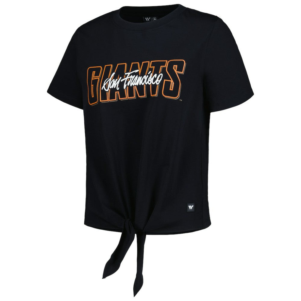 San Francisco Giants The Wild Collective Women's Twist Front T-Shirt Online