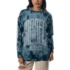 Los Angeles Dodgers The Wild Collective Women's Overdyed Pullover Sweatshirt Online
