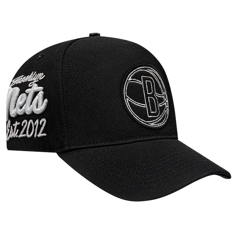 NBA - Brooklyn Nets Pro Standard Paint the City Pinch Front Snapback Hat - Black