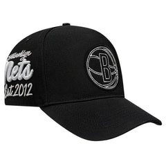 NBA - Brooklyn Nets Pro Standard Paint the City Pinch Front Snapback Hat - Black