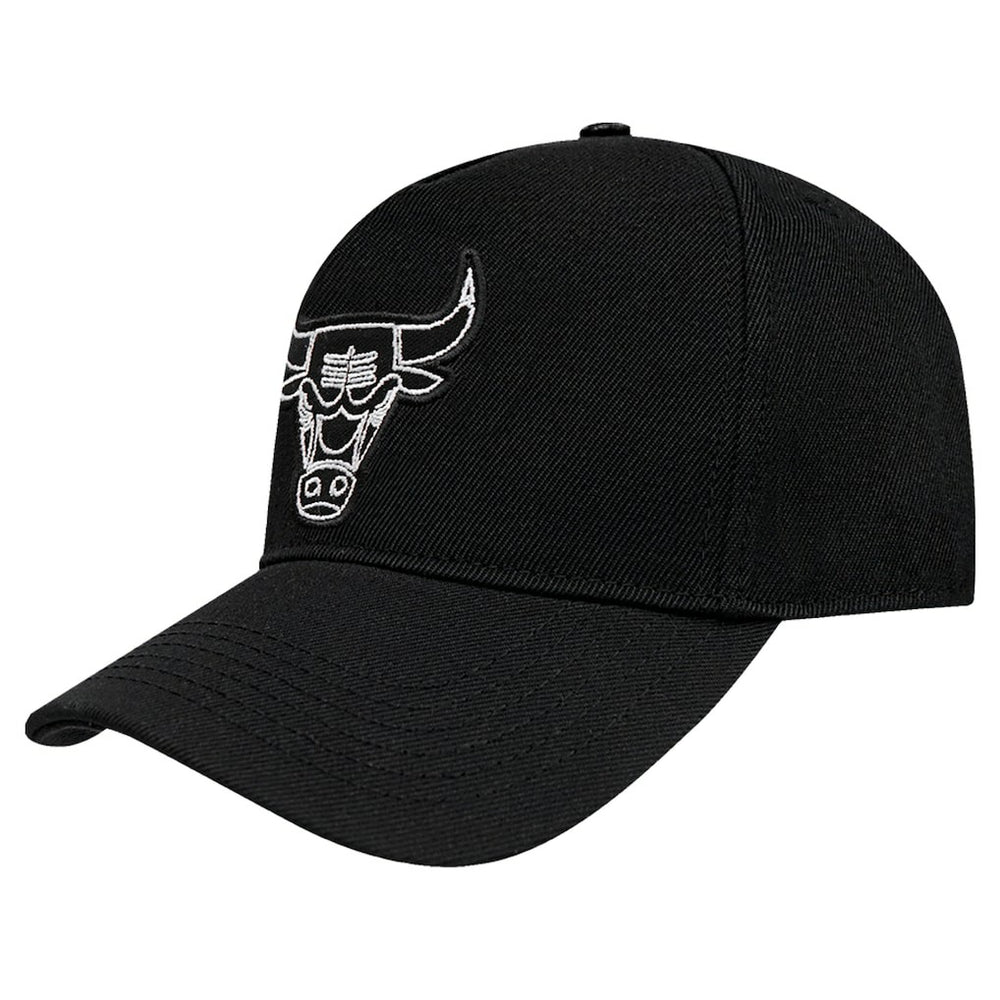 NBA - Chicago Bulls Pro Standard Paint the City Pinch Front Snapback Hat - Black