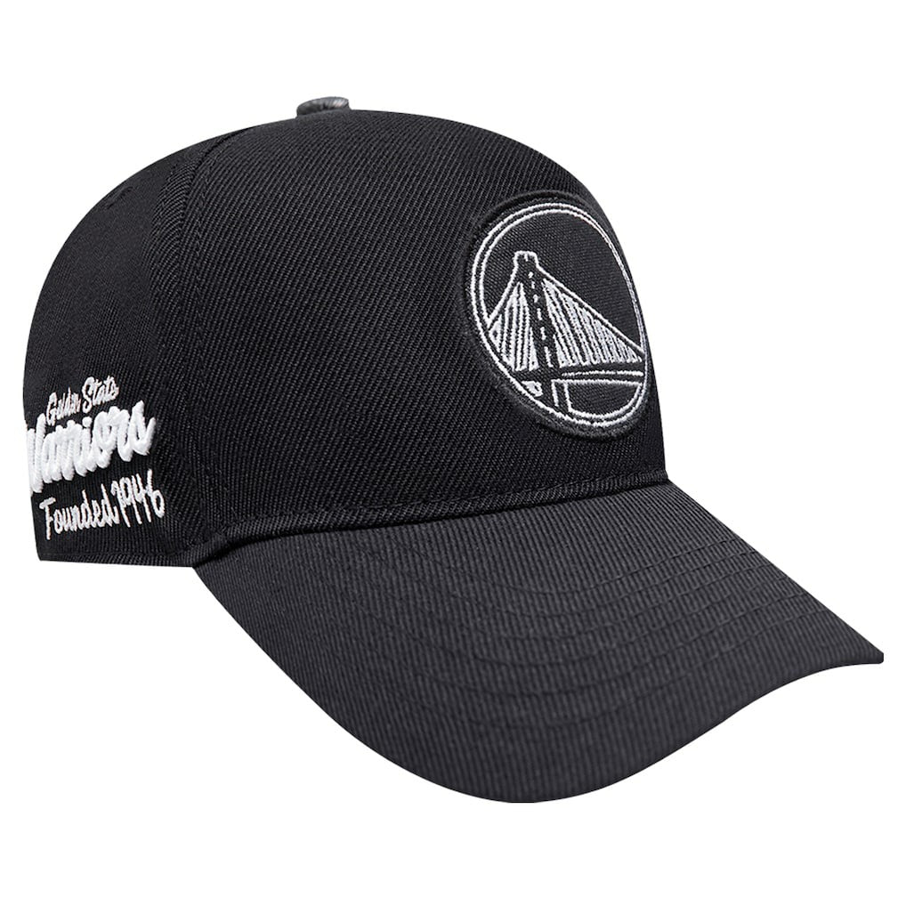 NBA - Golden State Warriors Pro Standard Paint the City Pinch Front Snapback Hat - Black