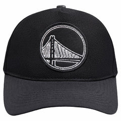 NBA - Golden State Warriors Pro Standard Paint the City Pinch Front Snapback Hat - Black