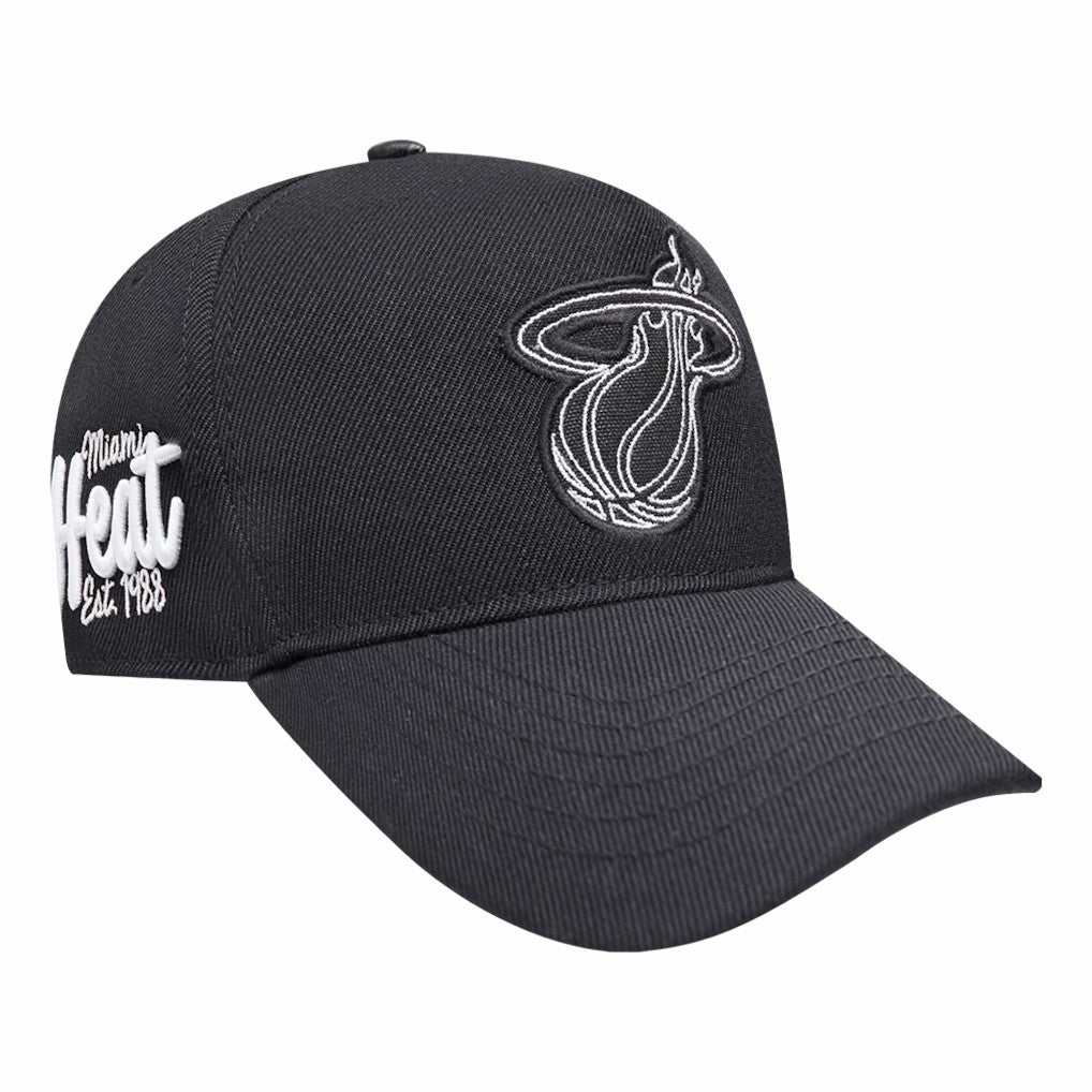 NBA - Miami Heat Pro Standard Paint the City Pinch Front Snapback Hat - Black