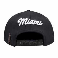 NBA - Miami Heat Pro Standard Paint the City Pinch Front Snapback Hat - Black