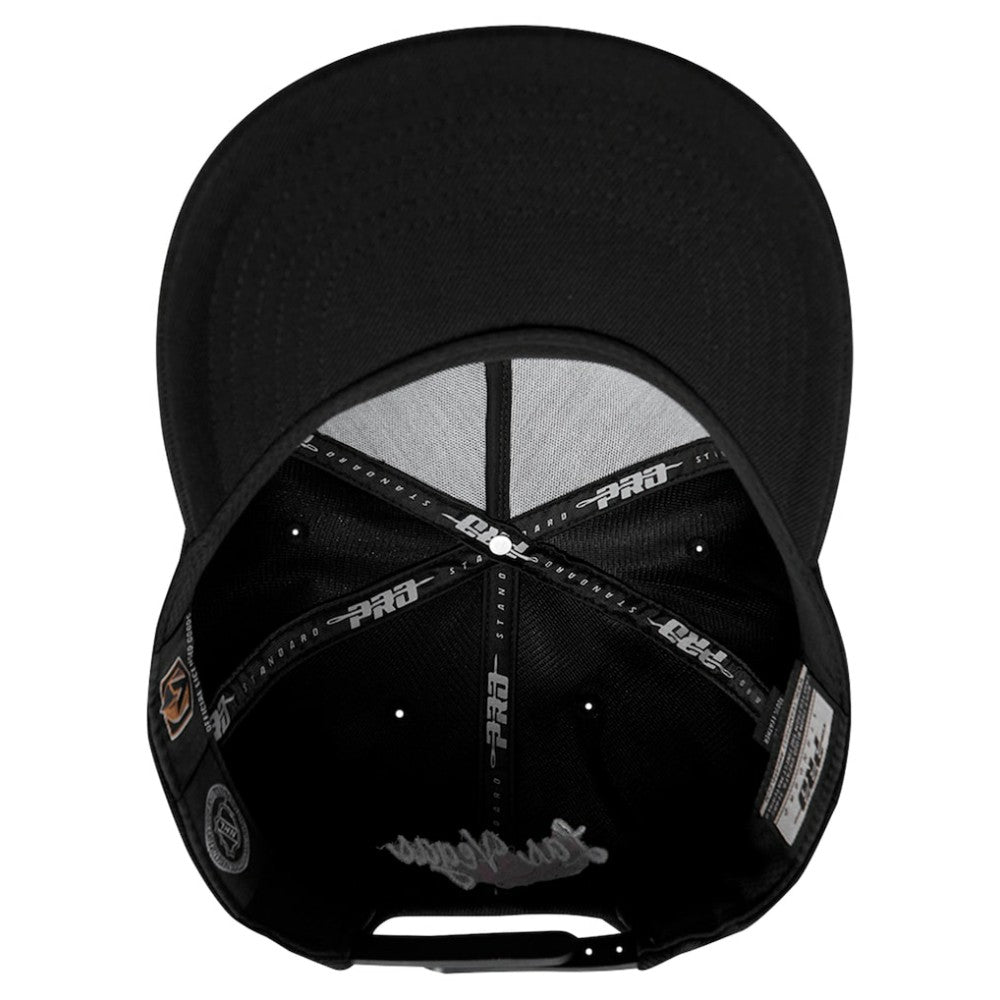 Vegas Golden Knights Pro Standard Paint the City Pinch Front Snapback Hat Black