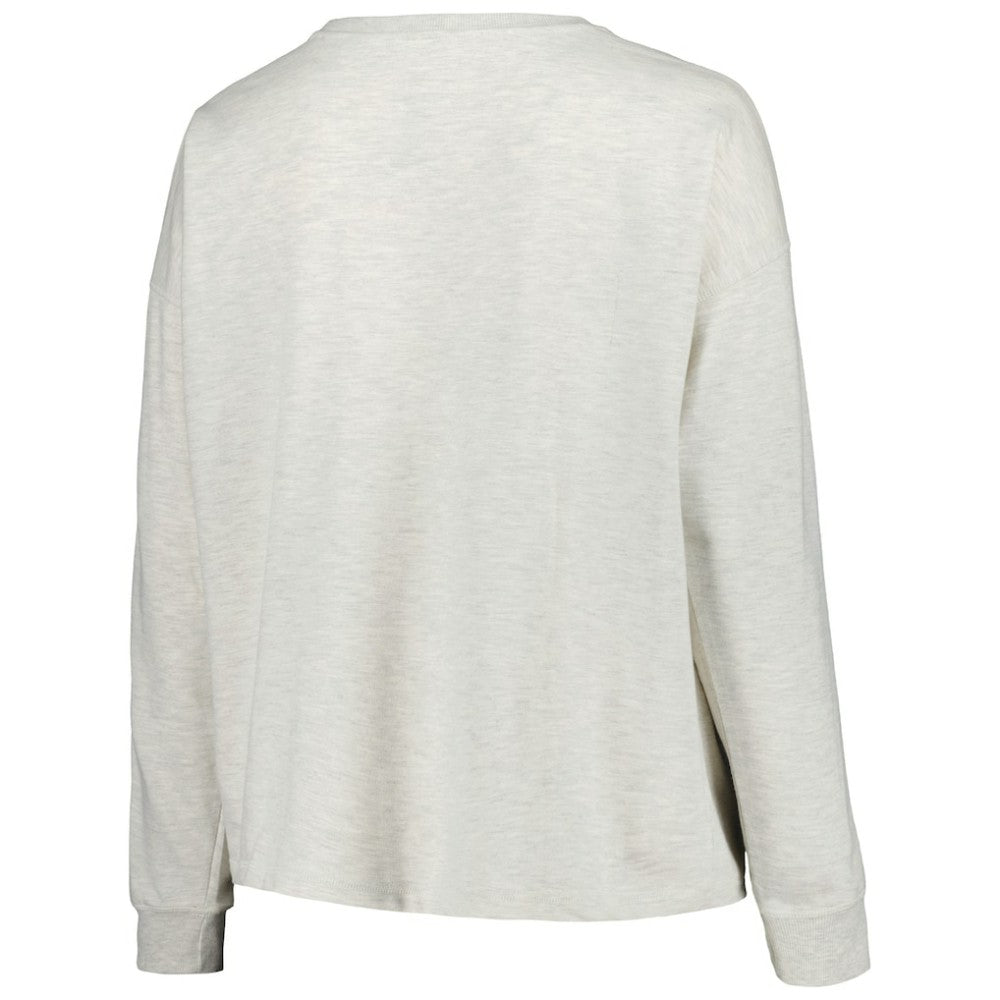 Atlanta Braves Profile Women's Plus Size French Terry Pullover Sweatshirt Sale