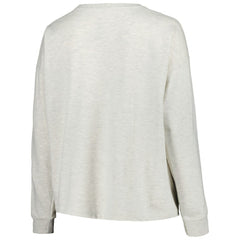 Atlanta Braves Profile Women's Plus Size French Terry Pullover Sweatshirt Sale