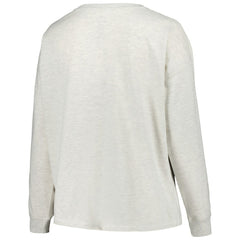 Houston Astros Profile Women's Plus Size French Terry Pullover Sweatshirt Clearance