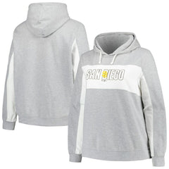Profile San Diego Padres Women's Plus Size Pullover Hoodie On Sale