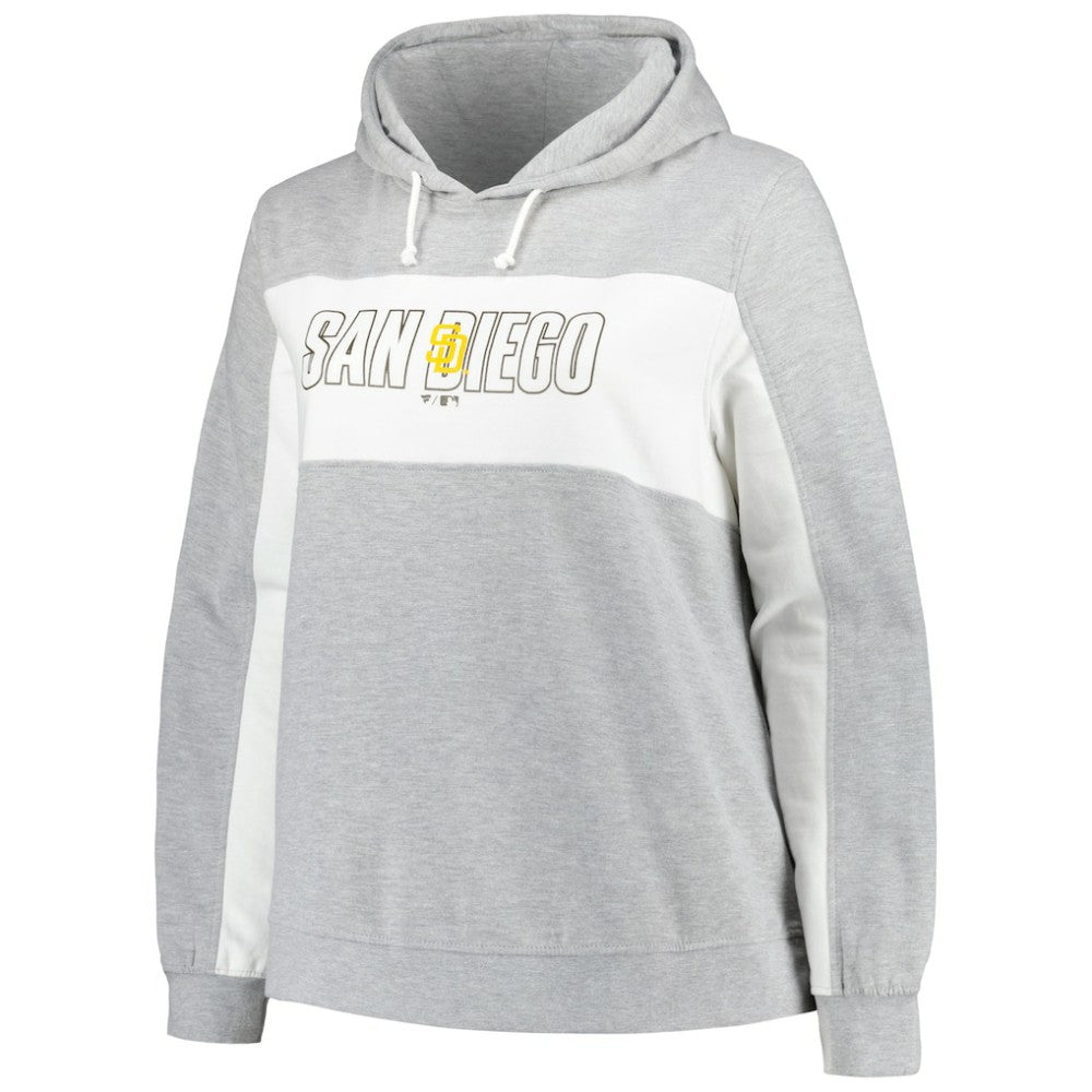 Profile San Diego Padres Women's Plus Size Pullover Hoodie On Sale