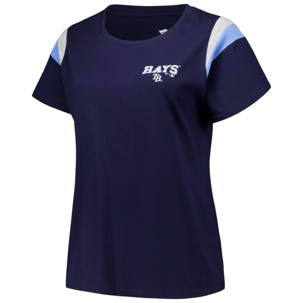 Tampa Bay Rays Profile Women's Plus Size Scoop Neck T-Shirt Clearance