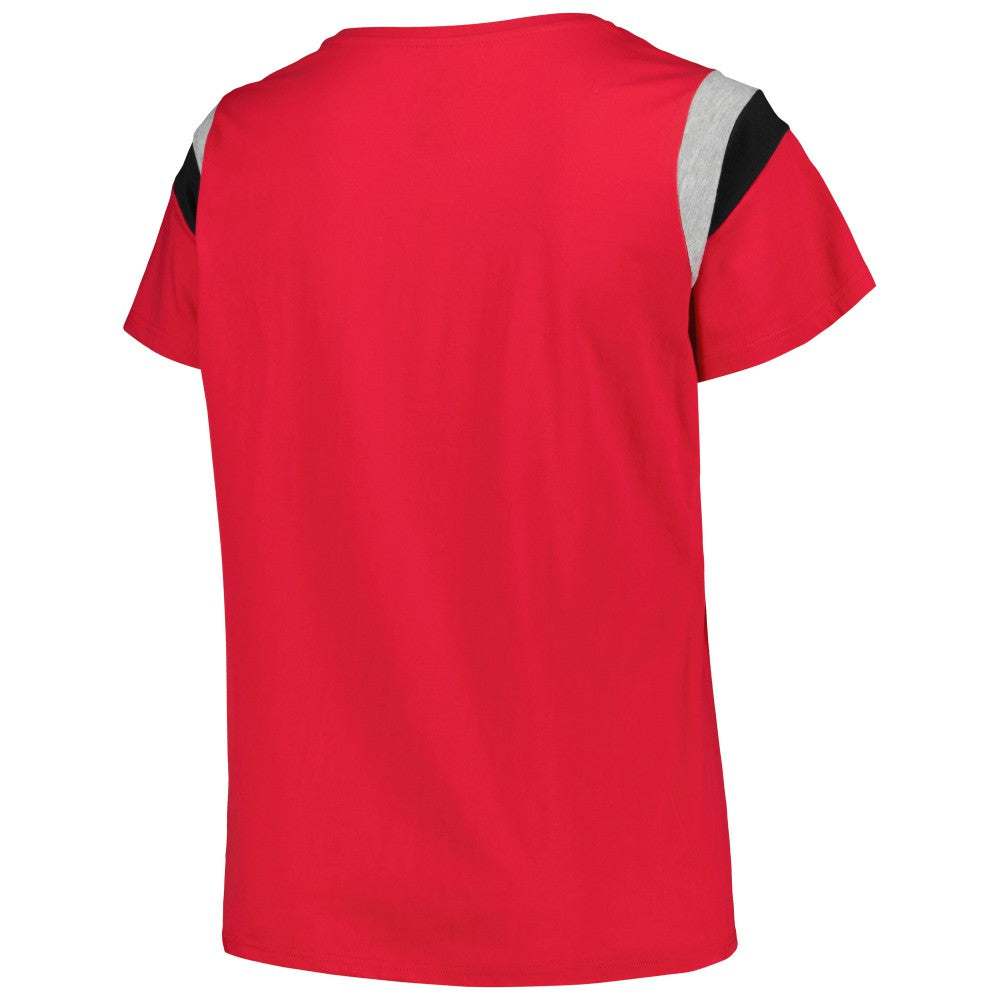 St. Louis Cardinals Profile Women's Plus Size Scoop Neck T-Shirt On Sale