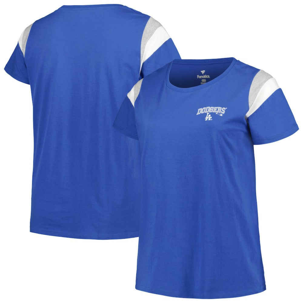 Los Angeles Dodgers Profile Women's Plus Size Scoop Neck T-Shirt Online
