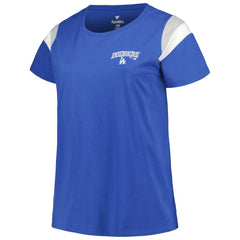 Los Angeles Dodgers Profile Women's Plus Size Scoop Neck T-Shirt Online