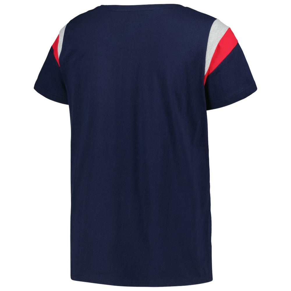 Cleveland Guardians Profile Women's Plus Size Scoop Neck T-Shirt On Sale