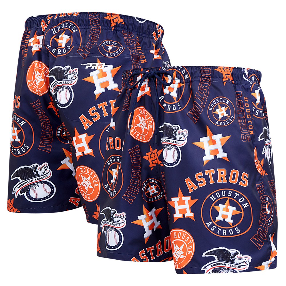 Houston Astros Pro Standard Toss Logo Woven Shorts Lifestyle
