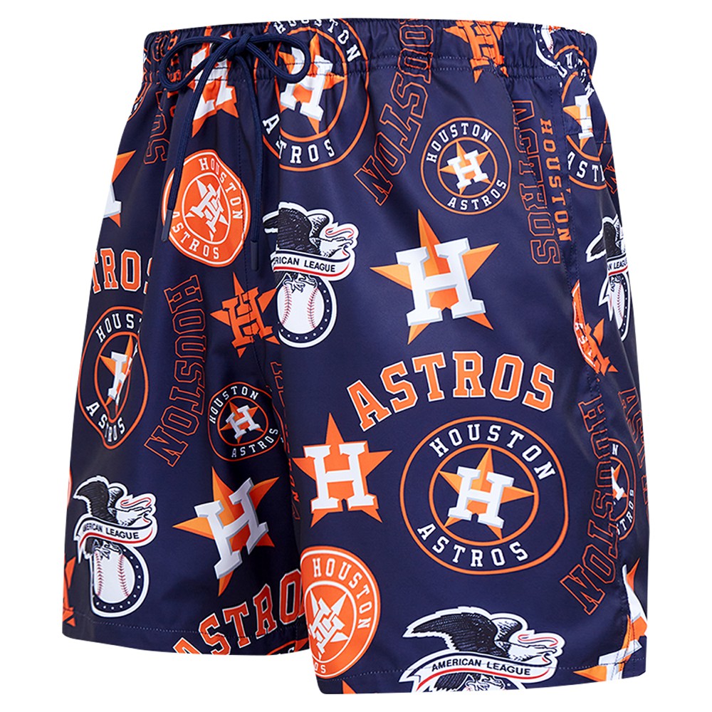 Houston Astros Pro Standard Toss Logo Woven Shorts Lifestyle
