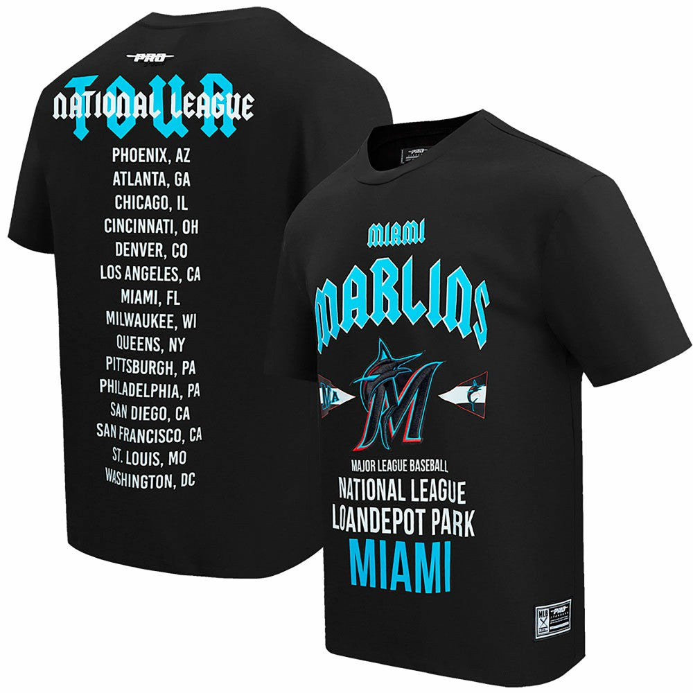 Miami Marlins Pro Standard Oversized City Tour T-Shirt Clearance