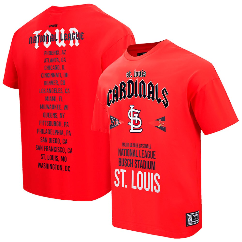 St. Louis Cardinals Pro Standard Oversized City Tour T-Shirt Near Me