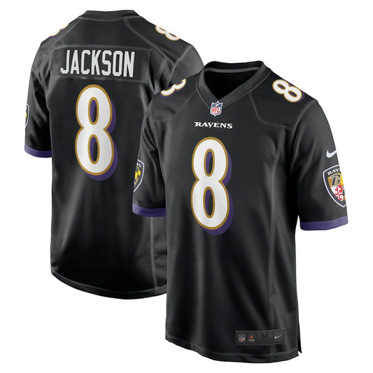 Lamar Jackson Baltimore Ravens Alternate Game Jersey - Black | NFL Jerseys