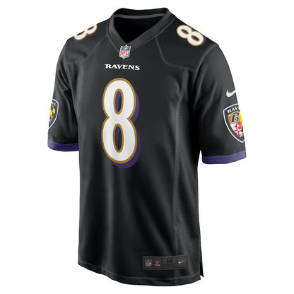 Lamar Jackson Baltimore Ravens Alternate Game Jersey - Black | NFL Jerseys