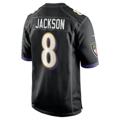 Lamar Jackson Baltimore Ravens Alternate Game Jersey Black - Nike