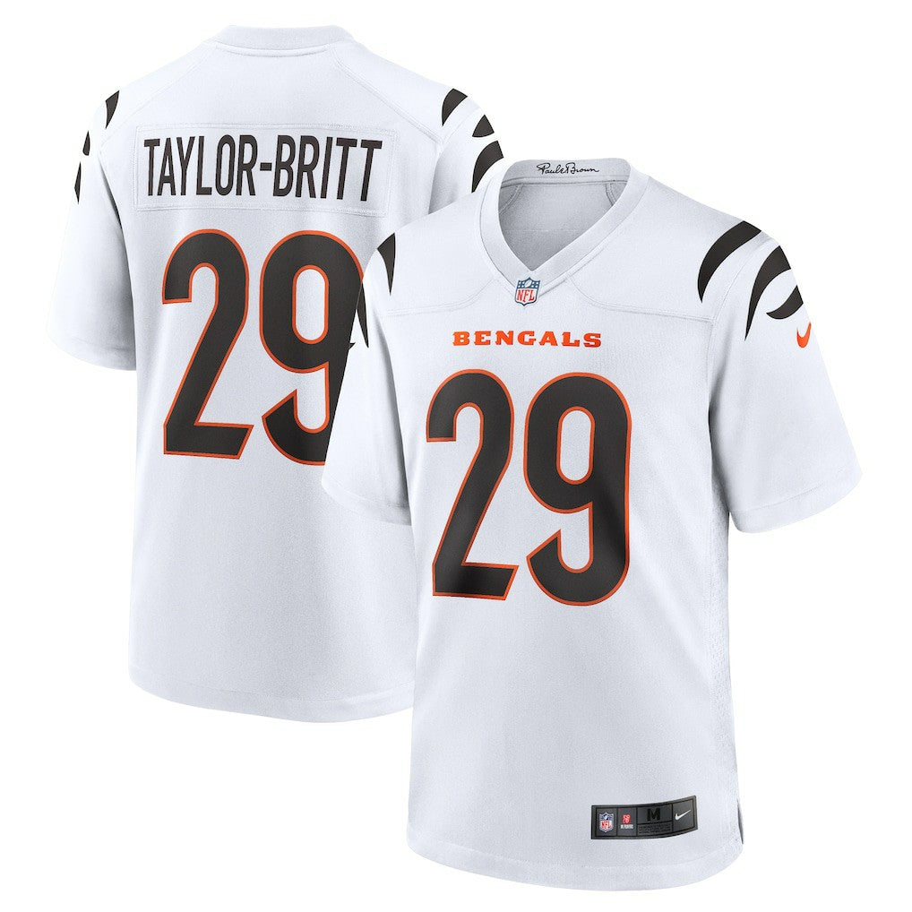 Cam Taylor-Britt Cincinnati Bengals Game Jersey White - Nike