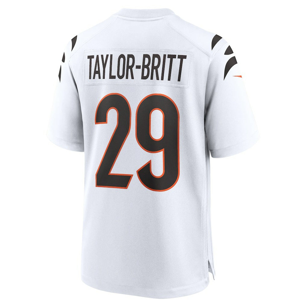 Cam Taylor-Britt Cincinnati Bengals Game Jersey White - Nike