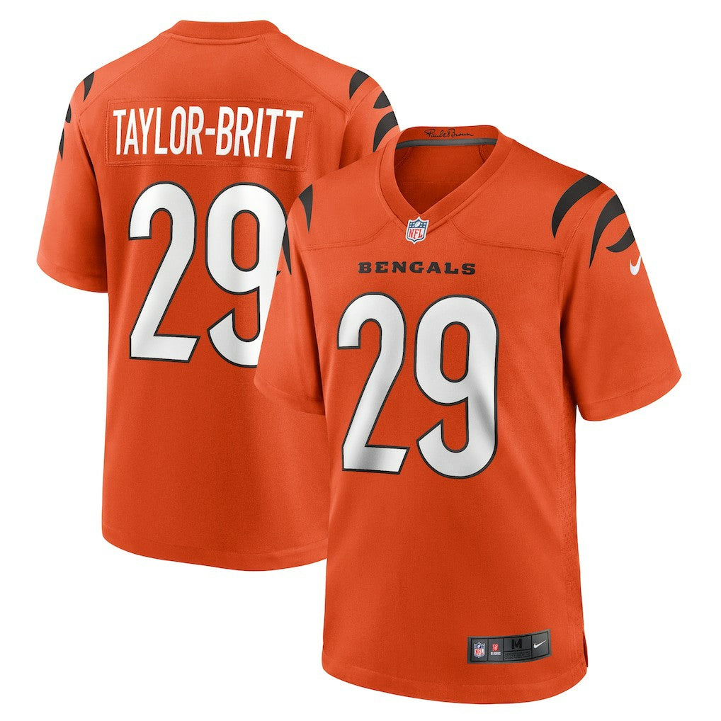 Cam Taylor-Britt Cincinnati Bengals Alternate Game Jersey Orange - Nike