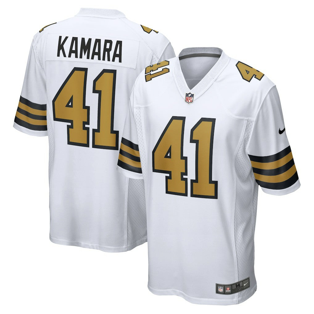 Alvin Kamara New Orleans Saints Alternate Game Jersey - White | NFL Jerseys
