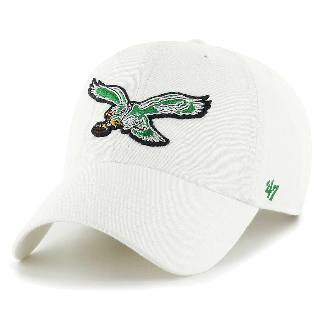 Philadelphia Eagles '47 Gridiron Classics Clean Up Adjustable Hat White - 47 brand