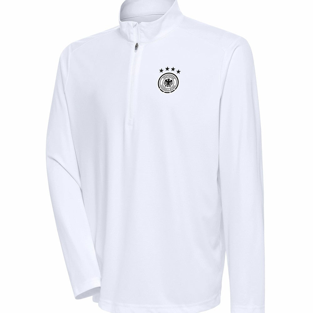 Germany National Team Statement Quarter-Zip Pullover - White