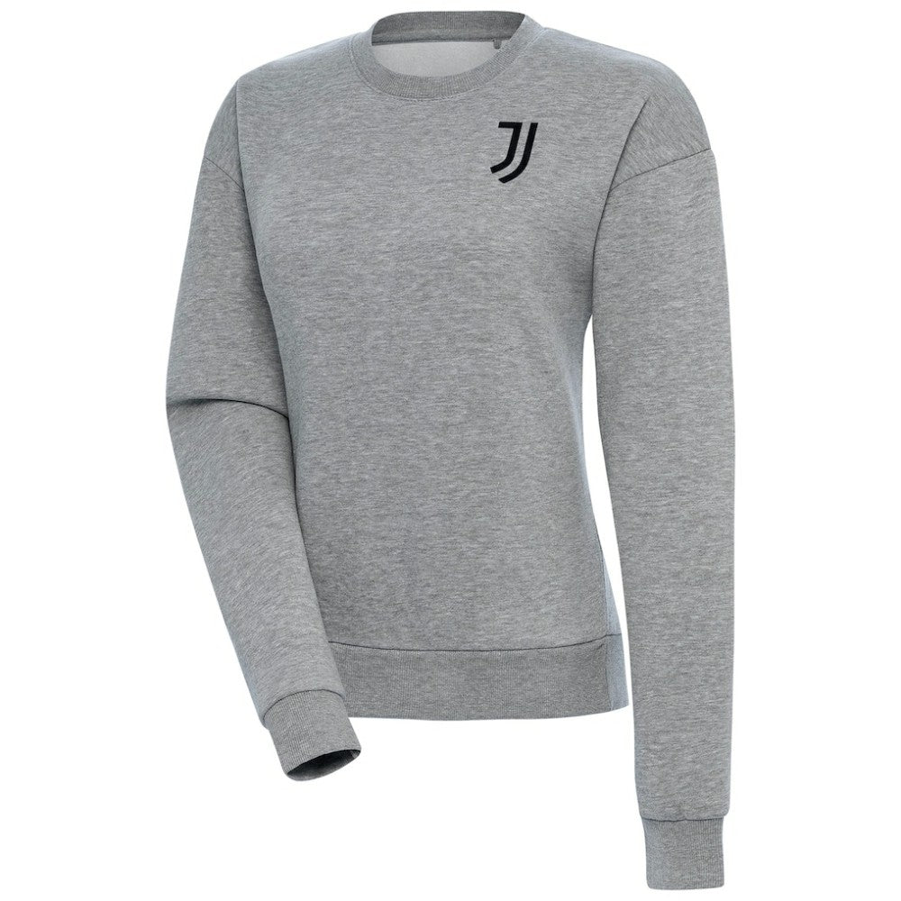Juventus Women's Takeover Crewneck Pullover Sweatshirt - Heather Gray