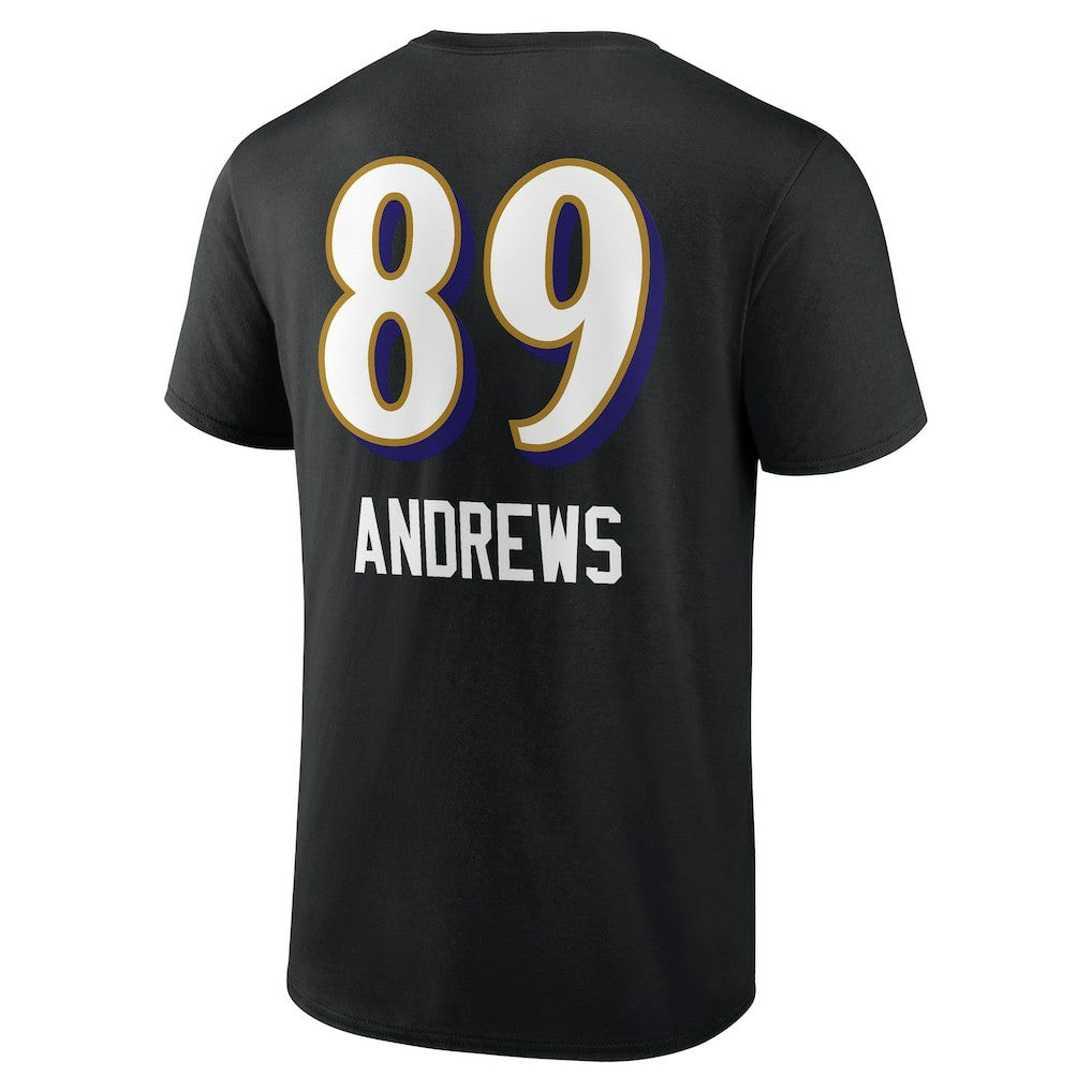 Mark Andrews Baltimore Ravens Team Wordmark Player Name & Number T-Shirt Black - NFL