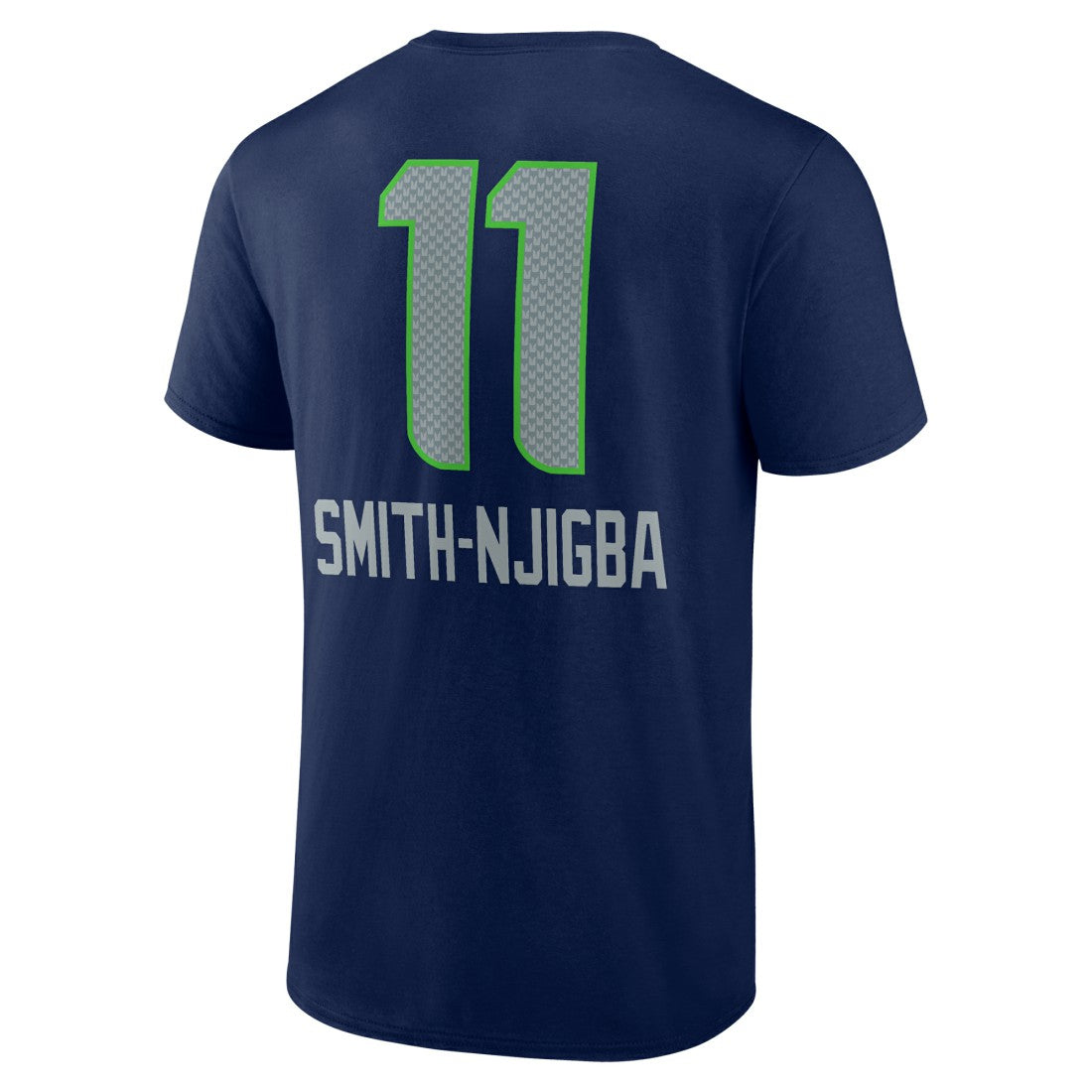 Jaxon Smith-Njigba Seattle Seahawks Team Wordmark Player Name & Number T-Shirt College Navy - NFL