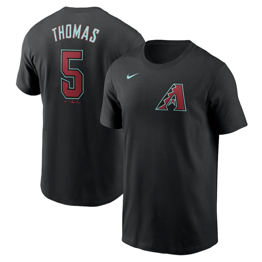 Alek Thomas Arizona Diamondbacks Nike 2024 Fuse Name & Number T-Shirt for sale