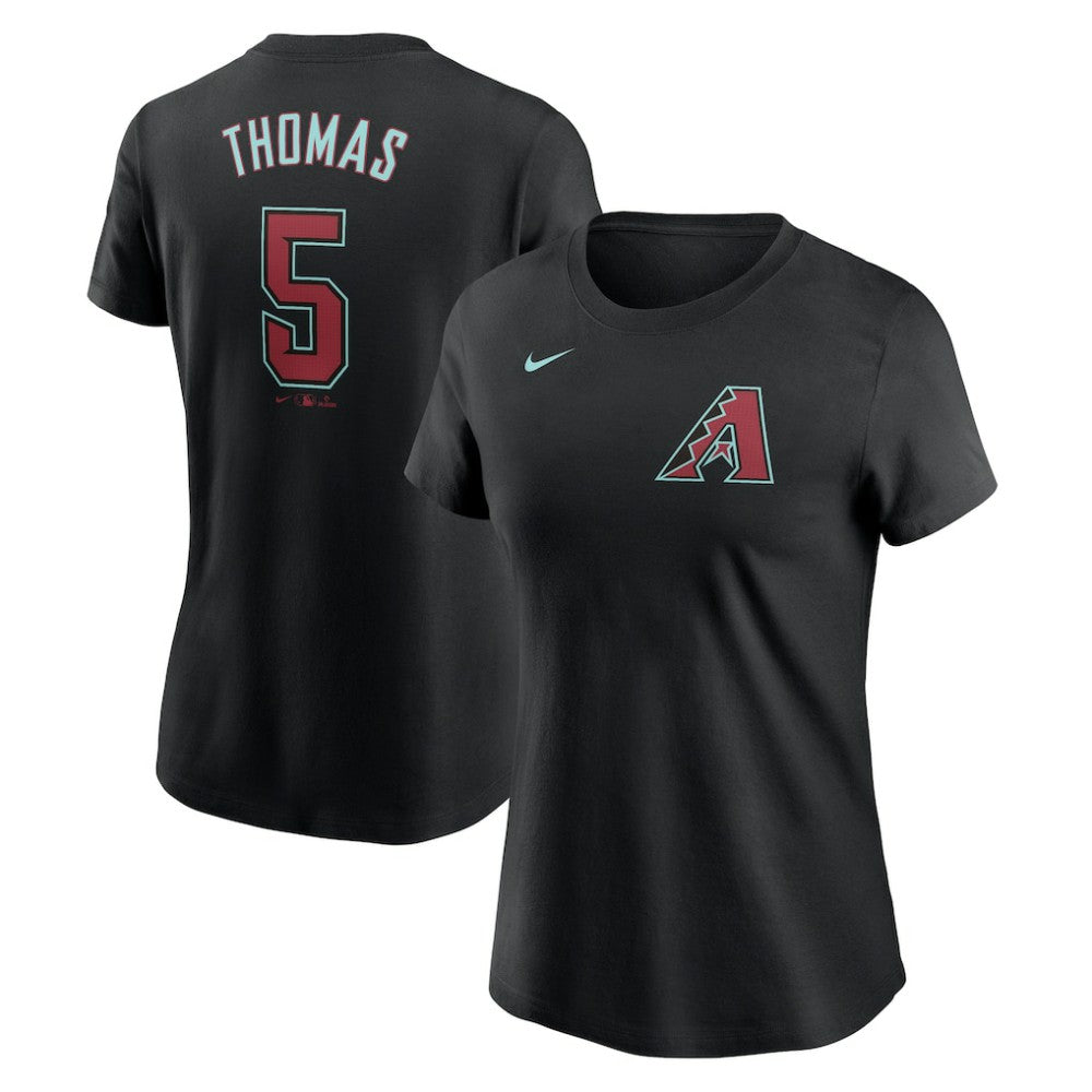 Alek Thomas Arizona Diamondbacks Nike Women's 2024 Fuse Name & Number T-Shirt Near Me