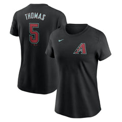 Alek Thomas Arizona Diamondbacks Nike Women's 2024 Fuse Name & Number T-Shirt Near Me