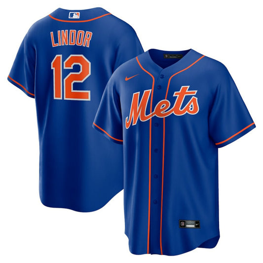 Francisco Lindor New York Mets Nike Big & Tall Alternate Replica Player Jersey - Royal | MLB Jerseys