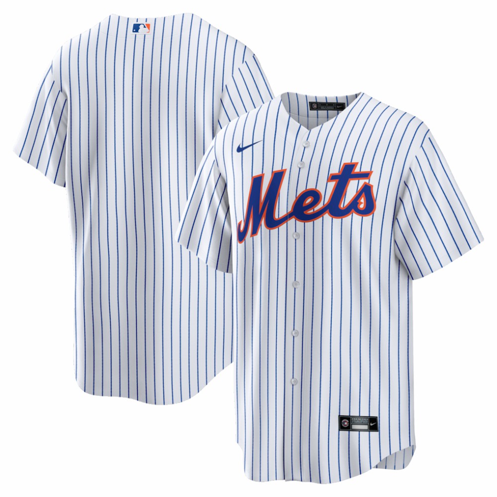 New York Mets Nike Home Big & Tall Replica Jersey - White | MLB Jerseys
