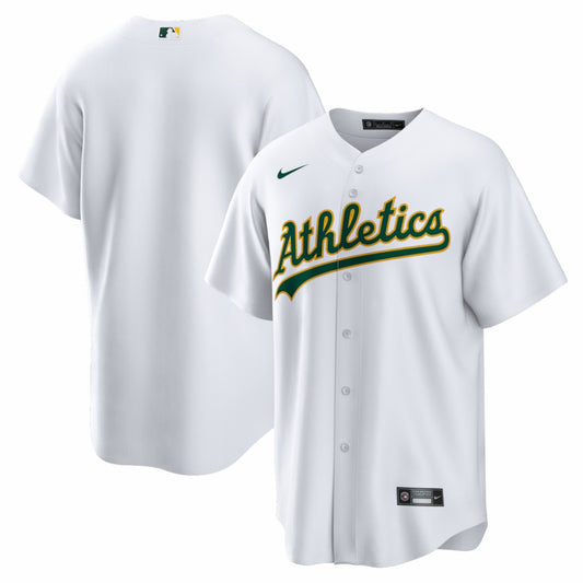Athletics Nike Home Big & Tall Replica Jersey - White | MLB Jerseys