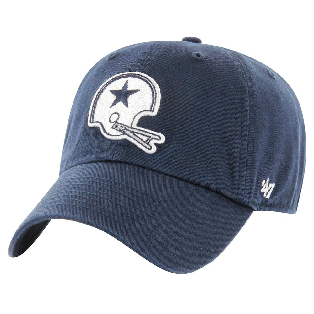 Dallas Cowboys '47 Helmet Clean Up Adjustable Hat Navy - 47 brand