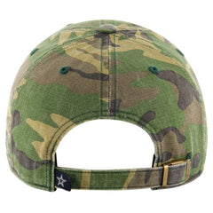Dallas Cowboys '47 Woodland Clean Up Adjustable Hat Camo - 47 brand