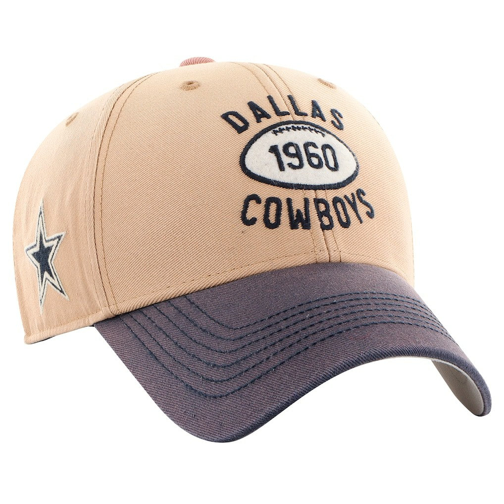 Dallas Cowboys '47 Dusted Ailene MVP Adjustable Hat Tan/Navy - 47 brand