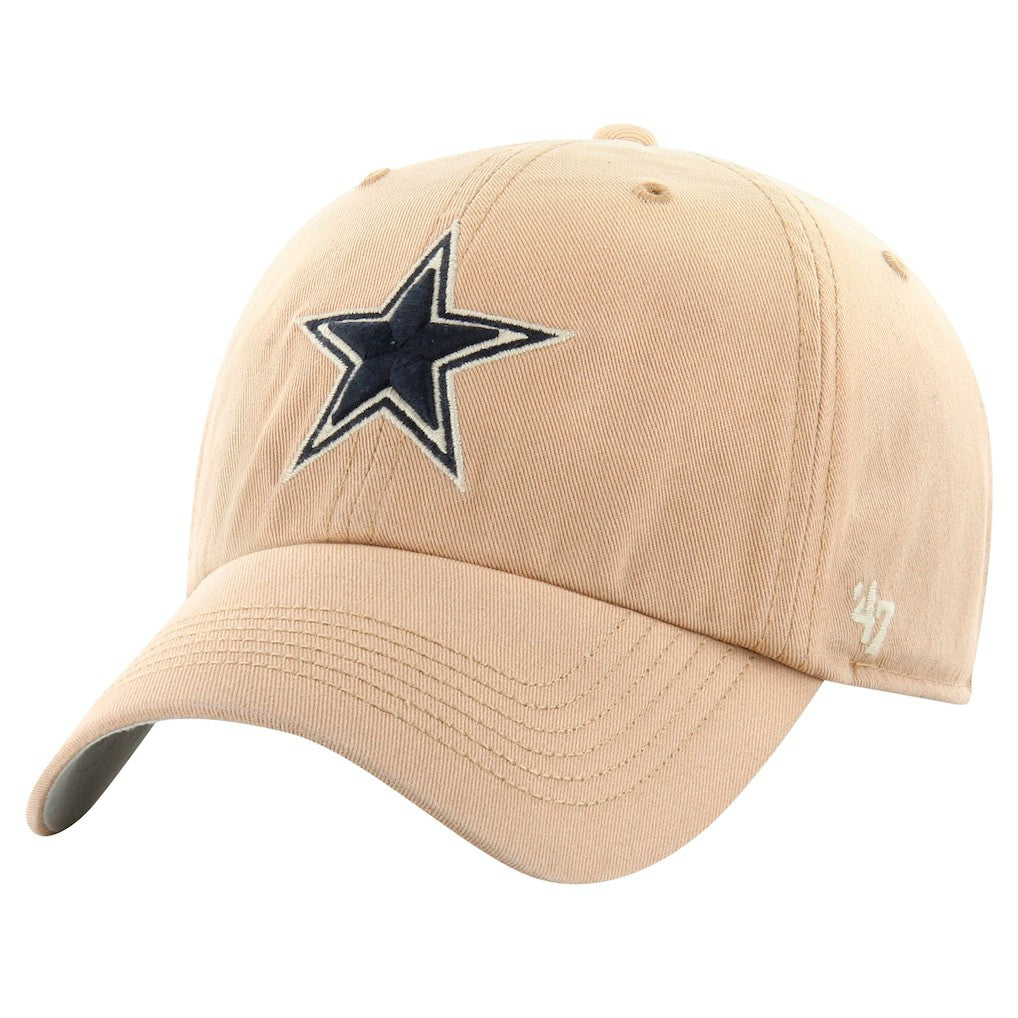 Dallas Cowboys '47 Dusted Franchise Fitted Hat Khaki - 47 brand