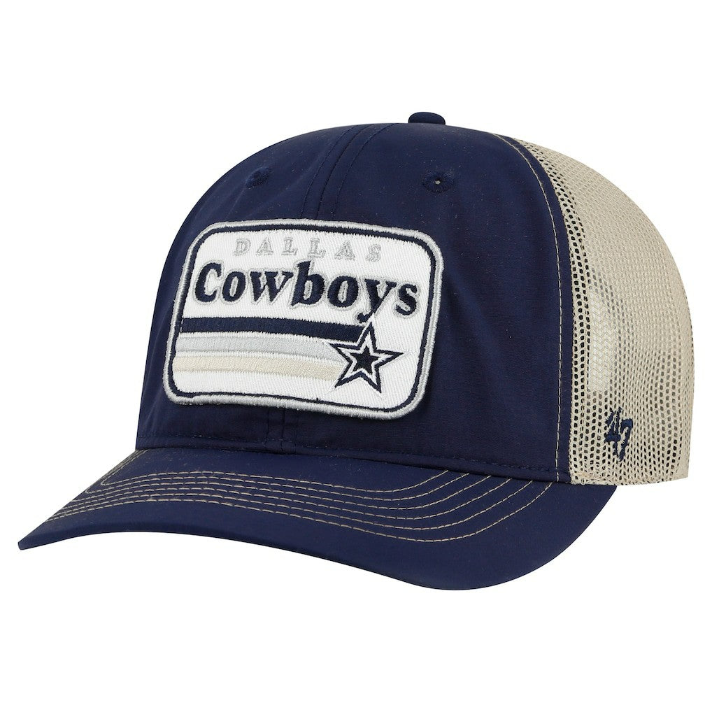 Dallas Cowboys '47 Campscape Trucker Adjustable Hat Navy/Natural - 47 brand