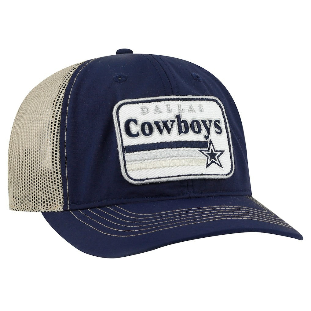 Dallas Cowboys '47 Campscape Trucker Adjustable Hat Navy/Natural - 47 brand